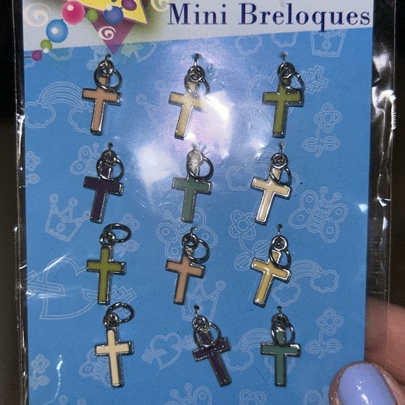 Colorful Cross Mini Charms - Picture 3 of 3
